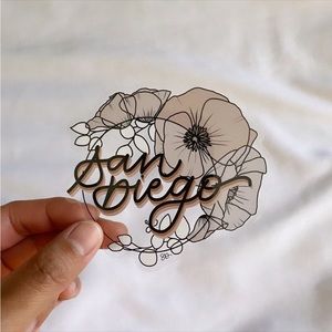 San Diego Translucent Sticker